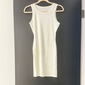 Sleeveless White Dress
